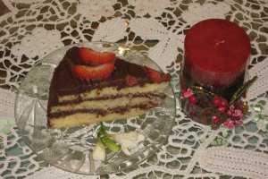 Tort cu crema de cacao si cafea