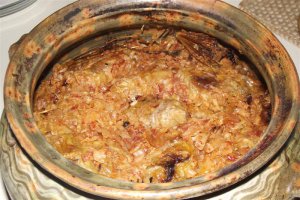 Sarmale cu carne de ciolan afumat