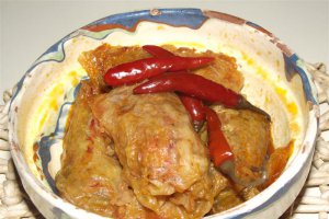 Sarmale cu carne de ciolan afumat