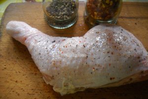 Pulpa de pui imbracata in bacon