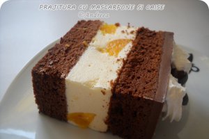 Prajitura cu mascarpone si caise