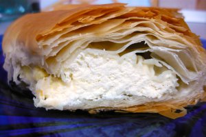 Strudel cu branza dulce