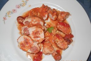 Piept de pui umplut
