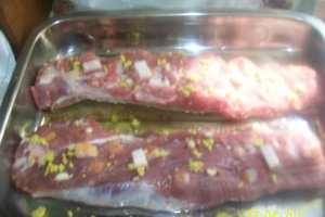 Muschi de porc la tava
