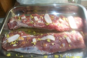 Muschi de porc la tava