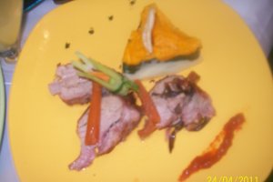 Muschi de porc la tava