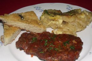 Ceafa de porc la cuptor