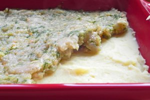 Cartofi cu piept de pui la cuptor