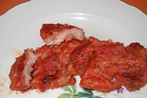 Pulpa de porc in sos de rosii
