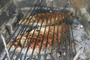 Crapcean la gratar special pentru Bunica