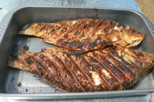 Crapcean la gratar special pentru Bunica