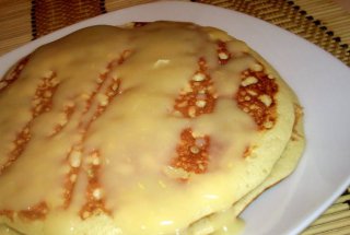 Pancakes cu sos de vin