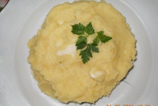 Piure cu smantana si branza