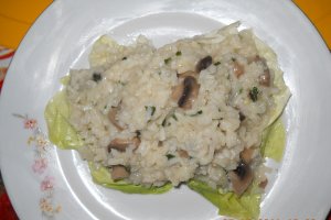 Orez cu ciuperci
