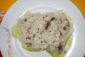 Orez cu ciuperci