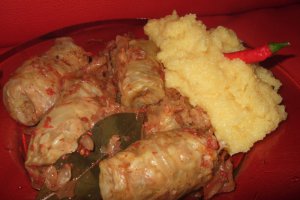 Sarmale coapte in dovleac
