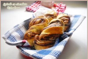 Spirale cu ciocolata