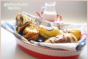 Spirale cu ciocolata