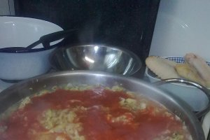 Varză calită cu cârnați
