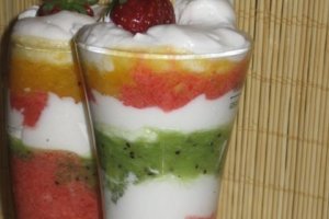 Cocktail spumos de fructe