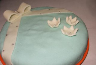 Tort Turquoise - (pentru cumătru)