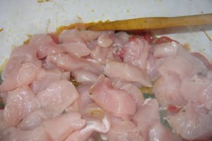 Pui cu mango