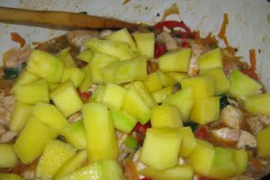 Pui cu mango