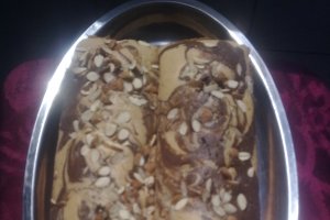 Chec din albusuri cu vanilie si migdale