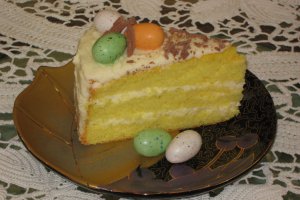 Tort cu crema de lamaie