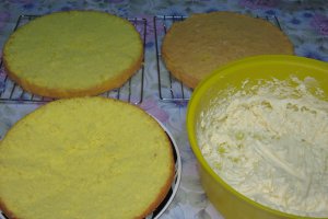 Tort cu crema de lamaie
