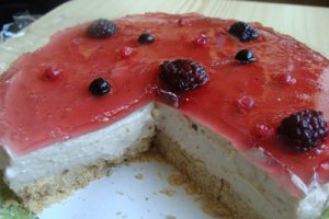 No-Bake Berry Cheesecake