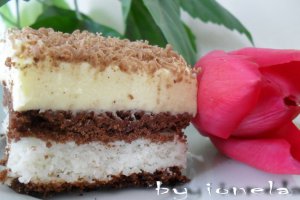 Prajitura cu bezea si nuca de cocos