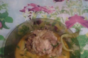 Ciorba de oase de porc