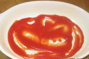 Budinca de spaghete si piept de pui