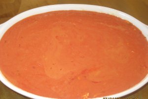 Budinca de spaghete si piept de pui