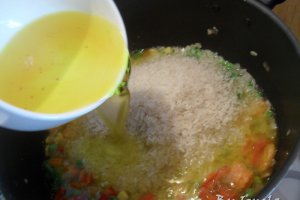 Pilaf cu legume si sofran