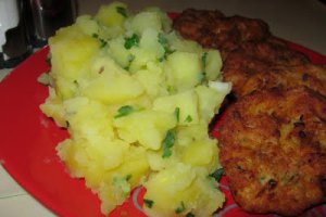Chifteluţe de peşte şi pui