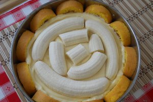 Banana roll cake