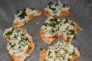 Piept de pui gratinat