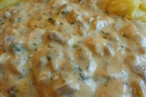 Tocanita de ciuperci champignon