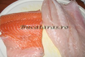 Lambada cu salau si somon