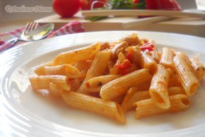 Penne cu pui si ardei