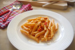 Penne cu pui si ardei