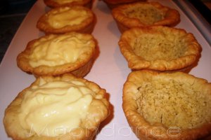 Cosulete cu crema de vanilie
