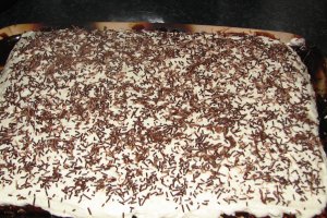 Prajitura de cocos cu vanilie si ciocolata