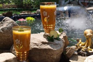 Cocktail cu mere,portocale si ghimbir