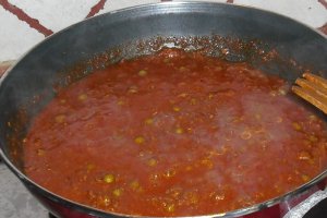 Spaghete alla bolognese(una din variante)