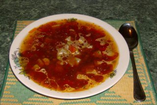 Supa de mazare si gulie