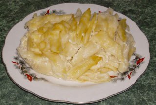 Penne cu branza si smantana