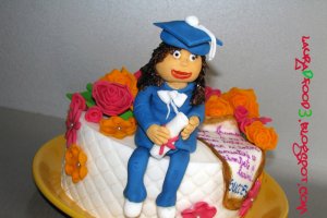 Tort de vanilie cu crema de ciocolata si cognac